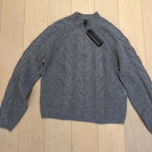 Banana Republic merino wool blend sweater, grey, sz XS